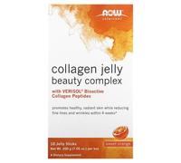 Now Foods Solutions, Complexe De Beauté À La Gelée De Collagène, Orange Douce, 10 Sticks À La Gelée, 20 G Chacun
