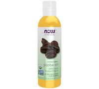 NOW Foods Solutions, huile de jojoba bio, huile hydratante multi-usages pour le visage, les cheveux et le corps, 113,4 g