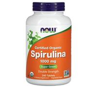 Now Foods Spiruline Certifiée Biologique, 1000 Mg, 240 Comprimés