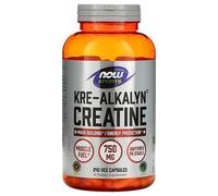 Now Foods, Sports, Créatine Kre-Alkalyn, 1500 Mg, 240 Capsules Végétales (750 Mg Pièce)