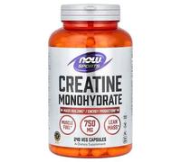 Now Foods, Sports, Créatine Monohydrate, 4500 Mg, 240 Capsules Végétales (750 Mg Par Capsule)