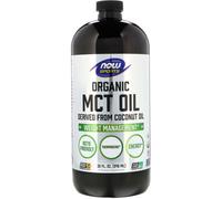 NOW Foods, Sports, Huile MCT Biologique, 32 fl oz (946 ml)