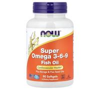 NOW Foods Super Omega 3-6-9, 1200mg - 90 softgels