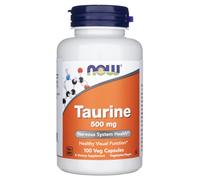 Taurine 500 MG 100 Capuchons Par NOW Foods