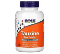 NOW FOODS Taurine Pure Powder (Taurine pure en poudre, Fonction visuelle) 227g