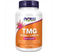 Now Foods TMG (Betaine) 1000 mg, 100 comprimés