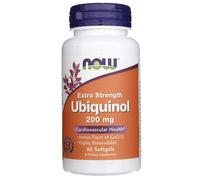 NOW Foods Ubiquinol 200 mg Coenzyme Q10 Extra Strength 60 capsules molles