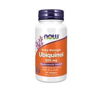 Now Foods Ubiquinol 200 mg Extra Strength (60 softgels) Sans saveur
