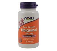 Now Foods Ubiquinol Force Supérieure 200 mg 60 gélules molles