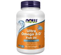 Now Foods Oméga 3 - Ultra Oméga 3-D avec vitamine D-3 - 90 gélules