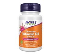 NOW Foods Vitamin D-3, 5000 IU (Chewable) - 120 chewables