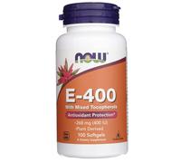 Now Foods Vitamin E-400 With Mixed Tocopherols - 100 Softgels (en anglais)