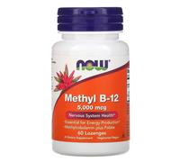 NOW FOODS VITAMINE B12 (5 000 mcg) + FOLAT (680 mcg), 60 LOZDS