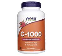 Now Foods Vitamine C-1000 avec cynorhodon et bioflavonoïdes - 250 comprimés