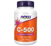 Now Foods Vitamine C-500 avec Cynorrhodon - 250 Comprimés