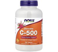 Now Foods Vitamine C-500 (goût orange), 100 pastilles