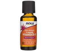 Now Foods Vitamine D3 liquide extra forte 1000 UI - 30 ml