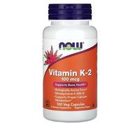 Now Foods Vitamine K-2, 100 Mcg, 100 Gélules Végétales