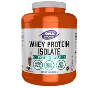 NOW Foods Whey Protein Isolate, Dutch Chocolate, 5-Pound Jar by Now Foods