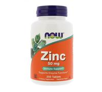 Now Foods, gluconate de zinc, 50 mg, 250 comprimés - livraison éclair