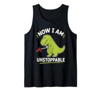Now I Am Unstoppable Dinosaure T Rex Amusant Débardeur