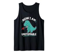 Now I Am Unstoppable Dinosaure T Rex Amusant Débardeur