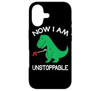 Now I Am Unstoppable Funny T-Rex Coque pour iPhone 17