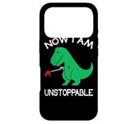 Now I Am Unstoppable Funny T-Rex Coque pour iPhone 17 Pro