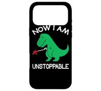 Now I Am Unstoppable Funny T-Rex Coque pour iPhone 17 Pro Max