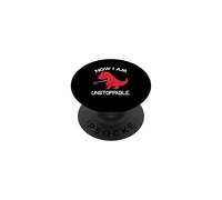 Now I Am Unstoppable Funny T Rex Humour PopSockets PopGrip Adhésif