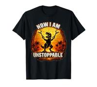 Now I Am Unstoppable Rex Sarcastic Funny Saying Blague rétro T-Shirt