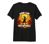 Now I Am Unstoppable Rex Sarcastic Funny Saying Blague rétro T-Shirt Haut de Gamme