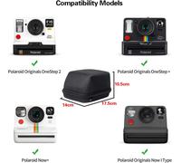 Now I - Type Cover, Polaroid Now + / Now I - Type Cover/Onestep + / Onestep 2 Vf Instant Film Camera Hardcase Cover With Adjustable Shoulder Belt[Shy9292283]