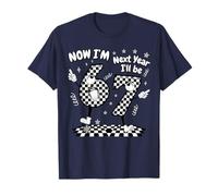 Now I'm 6 Next Year I'll be 7 67 Meme 6 Year Old Birthday T-Shirt