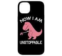 Now I'm Unstoppable - Funny T-Rex Dinosaur Coque pour iPhone 14 Plus