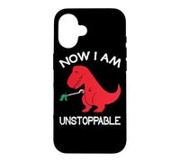 Now I'm Unstoppable - Funny T-Rex Dinosaur Coque pour iPhone 16