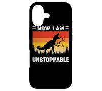Now I'm Unstoppable - Funny Vintage T-Rex Dinosaur Coque pour iPhone 17