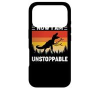 Now I'm Unstoppable - Funny Vintage T-Rex Dinosaur Coque pour iPhone 17 Pro
