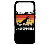 Now I'm Unstoppable - Funny Vintage T-Rex Dinosaur Coque pour iPhone 17 Pro Max