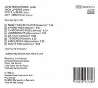 Now It Can Be Played