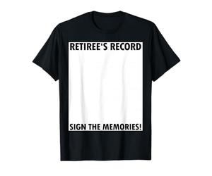 Now Retired Party Gear Signature Collector Sign My T-Shirt