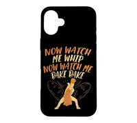 Now Watch Me Whip Now Watch Me Bake Bake Baker Citation Dancing Coque pour iPhone 16 Plus