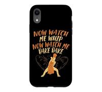 Now Watch Me Whip Now Watch Me Bake Bake Baker Citation Dancing Coque pour iPhone XR