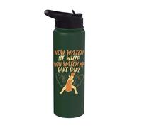 Now Watch Me Whip Now Watch Me Bake Bake Baker Citation Dancing Stainless Steel Insulated Water Bottle