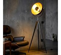 Nowa Stehlampe Wohnzimmer Lampe Métal Or Réglable 1 Lumière E27 H 151,8 cm