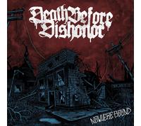 Death Before Dishonor – Nowhere Bound – LP vinyle transparent/bordeaux éclaboussé