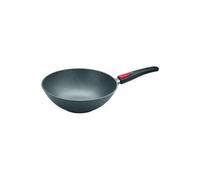 nowo il 11030 wok/poêle en titane avec poignée amovible compatible induction diamètres 30 cm profondeur 10 cm