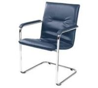 NOWY STYL RUMBA Chrome V53N Visitor's Armchair Blue Pack of 2