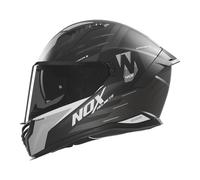 NOX CASQUE INTEGRAL N401 CROWER MAT - XL - CASQUE INTEGRAL N401 CROWER MAT - NOIR/ARGENT