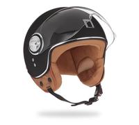 NOX Casque moto jet Premium Idol - Noir mat L = 59-60 cm